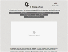 Tablet Screenshot of iltrasportino.com